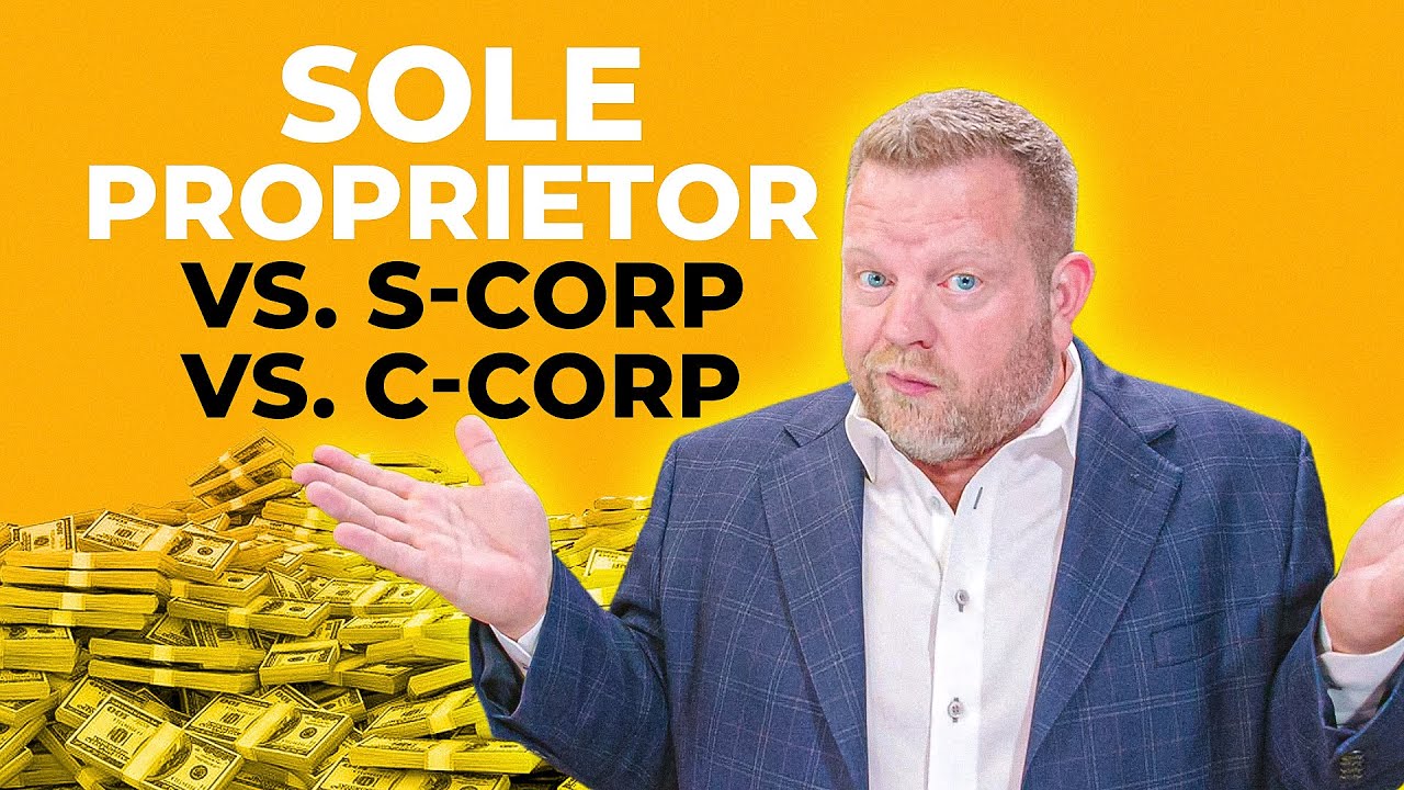 Sole Proprietor vs. SCorp vs. CCorp (Here Are The Pros & Cons!) YouTube