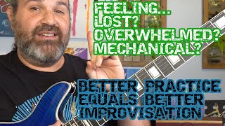 A WAY BETTER METHOD TO PRACTICING GUITAR Soloing / Improvising / Jamming