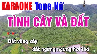 Tình Cây Và Đất Karaoke Tông Nữ - Beat Hay Nhất