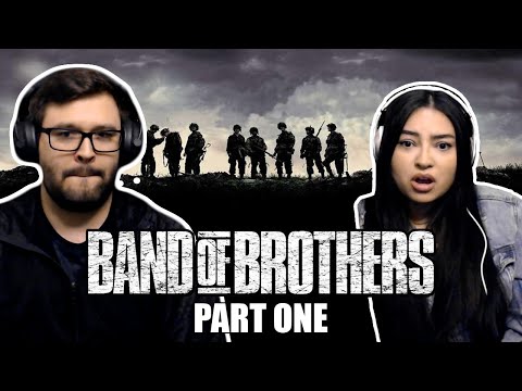 Band of Brothers Part One 'Currahee' Wife's First Time Watching! TV Reaction!!