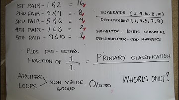 PRIMARY CLASSIFICATION//CLASSIFICATION FORMULA//PERSONAL IDENTIFICATION