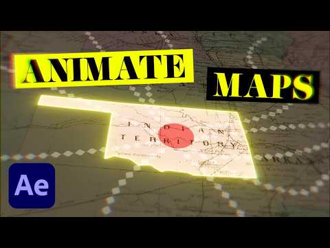 Animate MAPS Like Johnny Harris | Vox Style | No Plugins (After Effects Tutorial)