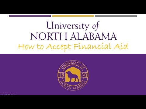 How to accept Financial Aid at University of North Alabama