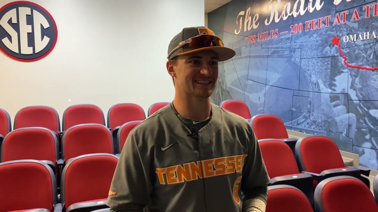 Tennessee Catcher Evan Russell Talks Final Game of Ole Miss Sweep