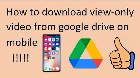 How to download view only video from google drive on Android Phone | TrendGear