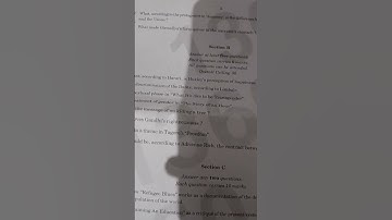 2nd sem Zeitgeist question paper #calicutuniversity