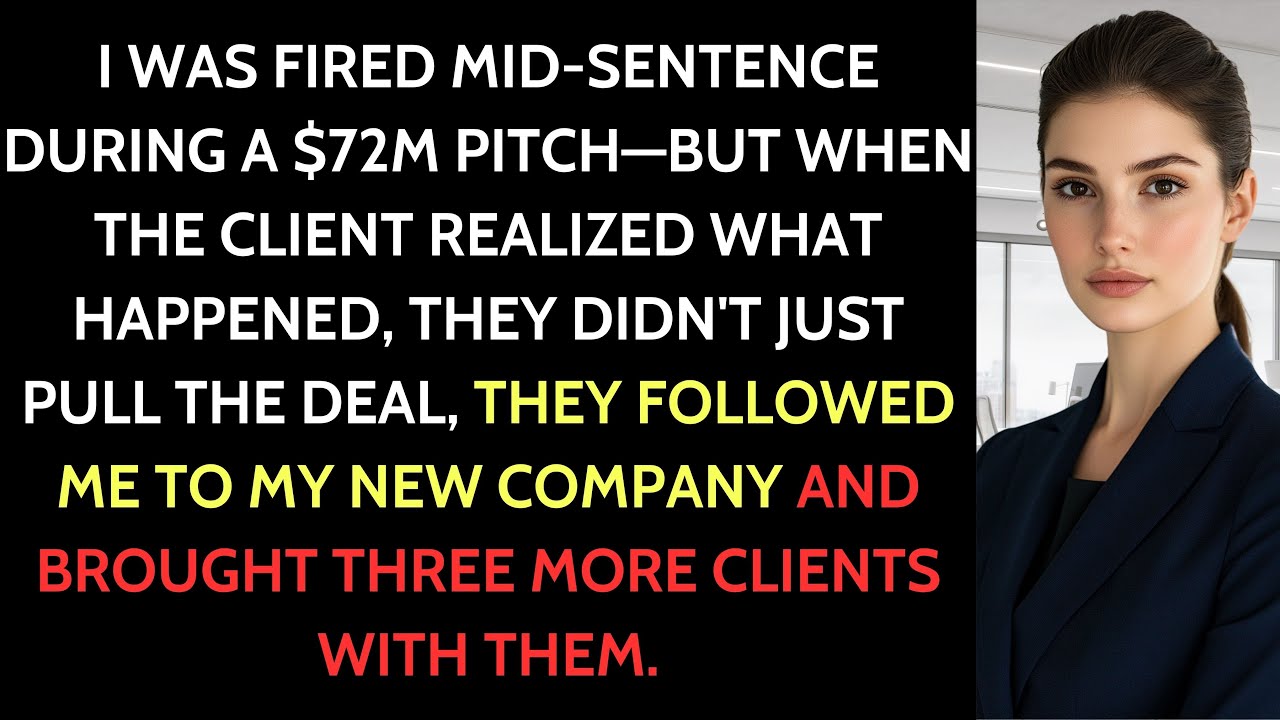 HR Fired Me While I Was Presenting a $72M Pitch — So the Client Pulled the Entire Deal