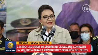 Presidenta, Xiomara Castro: Quiero fomentar una cultura de paz y seguridad en nuestro país