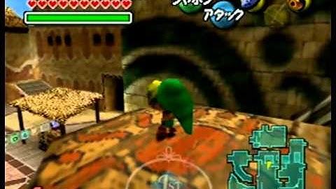 Get on the Clock Tower with Deku Link in Majora