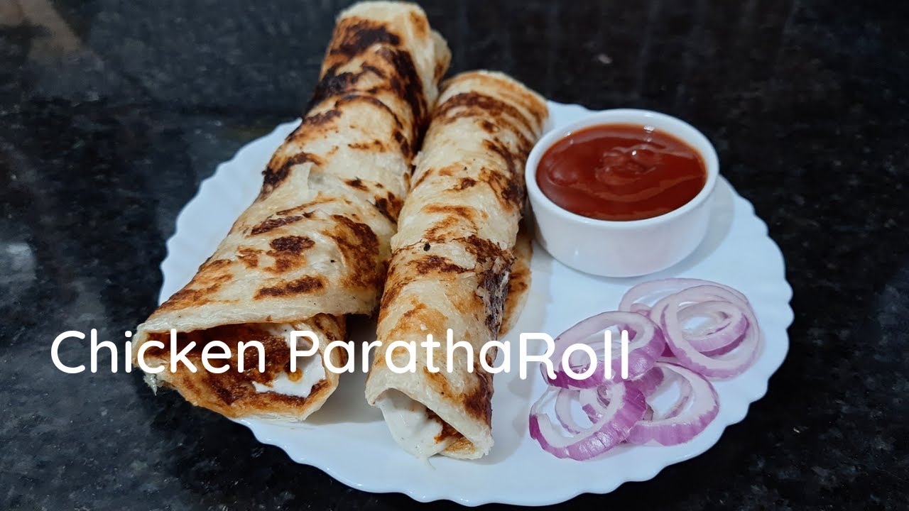 How To Make Chicken Paratha Roll | Chicken Roll With Garlic Mayo | Royal Bake & Cook