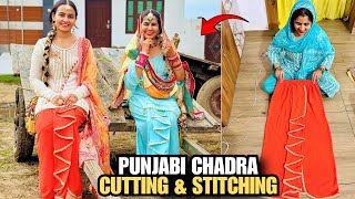 Punjabi Chadra Cutting & Stitching | Ladies Punjabi Chadra