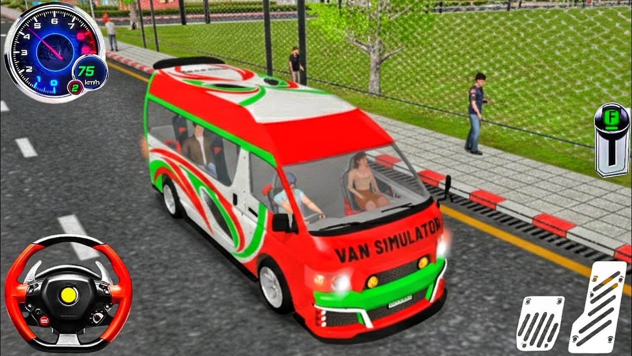 Real Videos Best Van Simulator Game MiniBus Van Driving Games - Van Game 2026 Android Gameplay