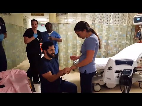 Man Pretends He's Having Peanut Allergy Reaction In Elaborate Hospital Proposal