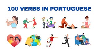 100 Verbs in Portuguese with usage examples