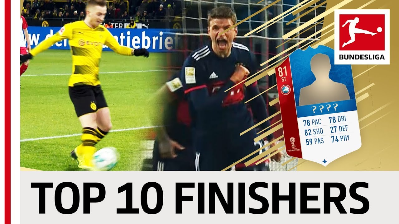 Top 10 Finishers World Cup 2018 - EA SPORTS FIFA 18 - James, Batshuayi & More