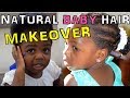 Easy way to make braids and cornrows for natural baby hair | braids hair style for natural hair