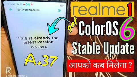 Realme 1 ColorOS 6 Stable Update | Realme 1 Android Pie Update | ATUL TECH BAZAAR