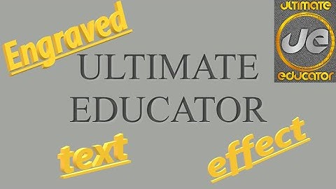 Engraved Text Effect using HTML and CSS