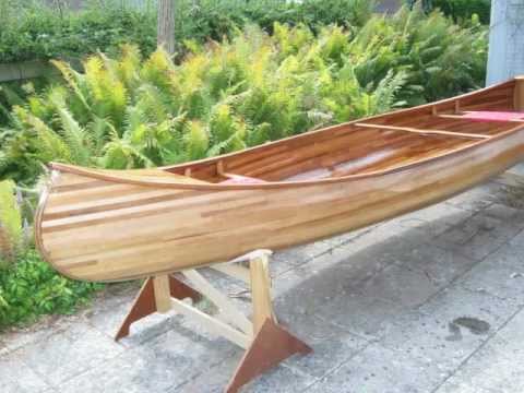 how it`s made woodstrip canoe - YouTube