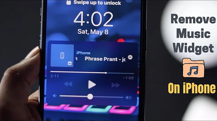 How to Remove iPhone Music Player Widget From The Lock Screen! [New iOS]