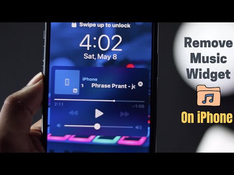 How to Remove iPhone Music Player Widget From The Lock Screen! [New iOS]