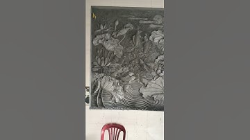 Tranh đắp nổi CỬU NGƯ QUẦN HỘI - Hà Huy Hiếu - 0344909234