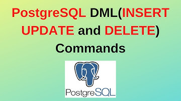 8. PostgreSQL DML Statements with examples | PostgreSQL Update insert insert commands | 2024 update