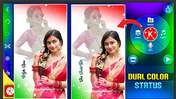 Full screen dual color amazing video editing in kinemaster || kinemaster video editing tutorial 2022