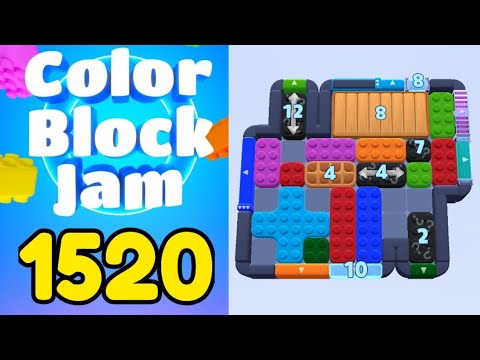 Color Block Jam Level 1520 Solution