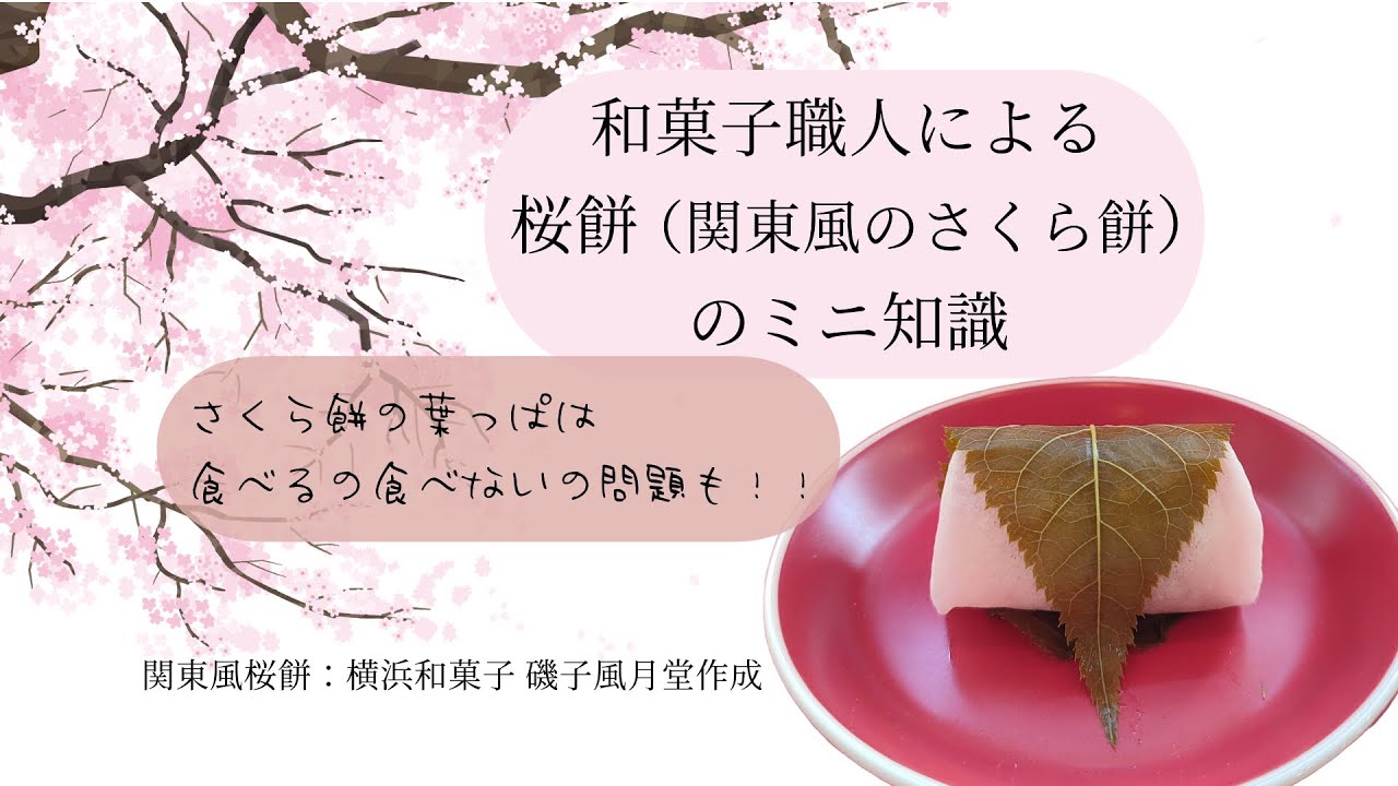 道明寺 桜餅 葉っぱ 食べる