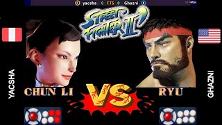 Duelo de piso, nadie cede espacio! Yacsha(Perú) vs Ghazni(USA) Street Fighter 2 街霸2 Champion screenshot 2