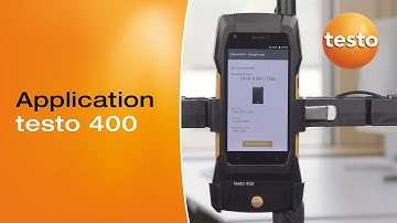 Long-term measurement with the testo 400 and IAQ data logger