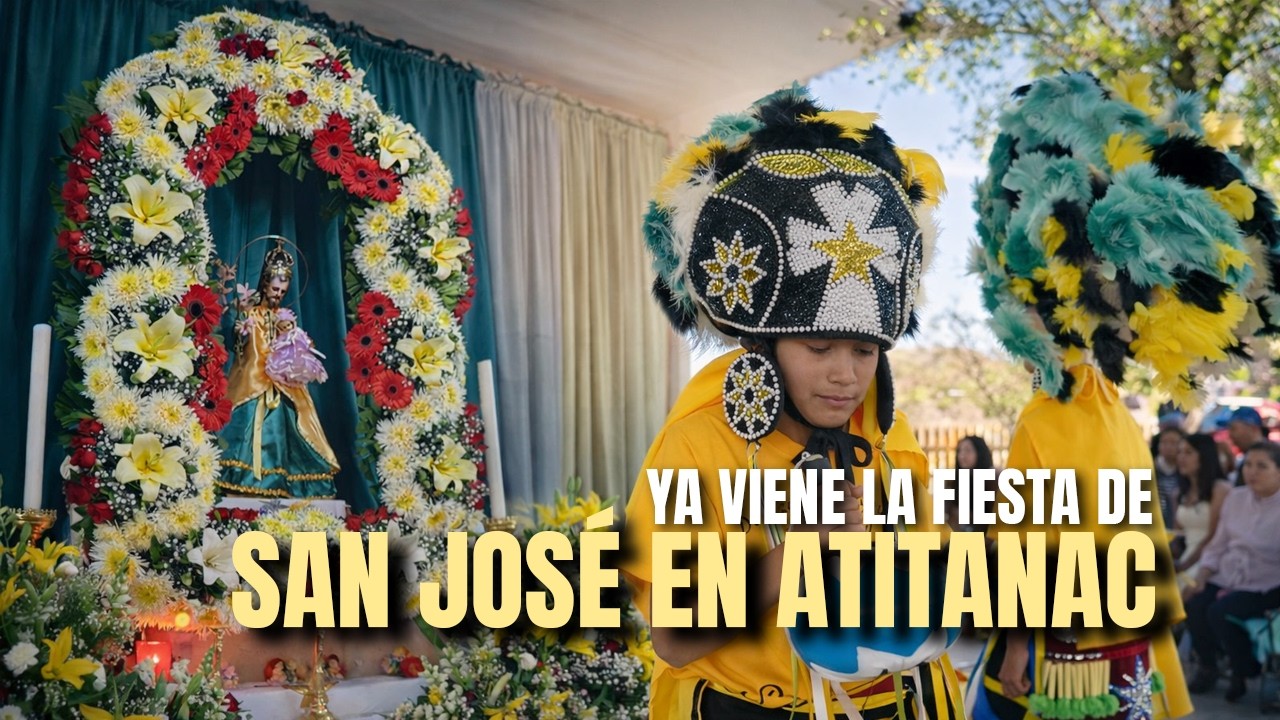 Todo listo para la fiesta de San José en Atitanac, Villanueva