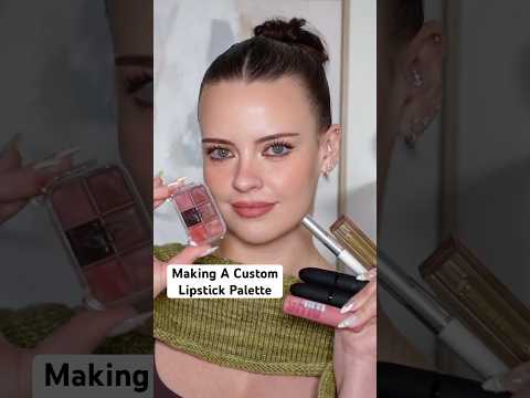 Making A Custom Lipstick Palette #lipstick #lippalette #lipstickpalette #makeup #beauty #lipcombo