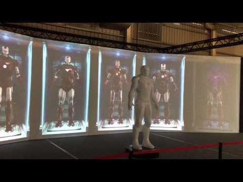 台中漫威英雄展鋼鐵軍團3D光雕秀短片
