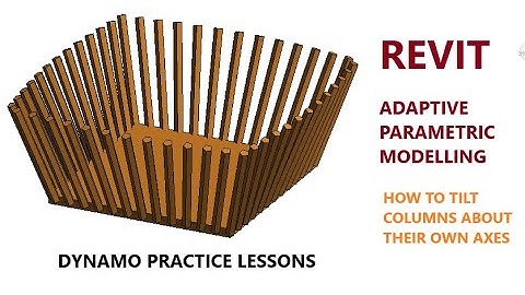 REVIT DYNAMO PRACTICE LESSONS FOR BEGINNERS (TILTED COLUMNS)