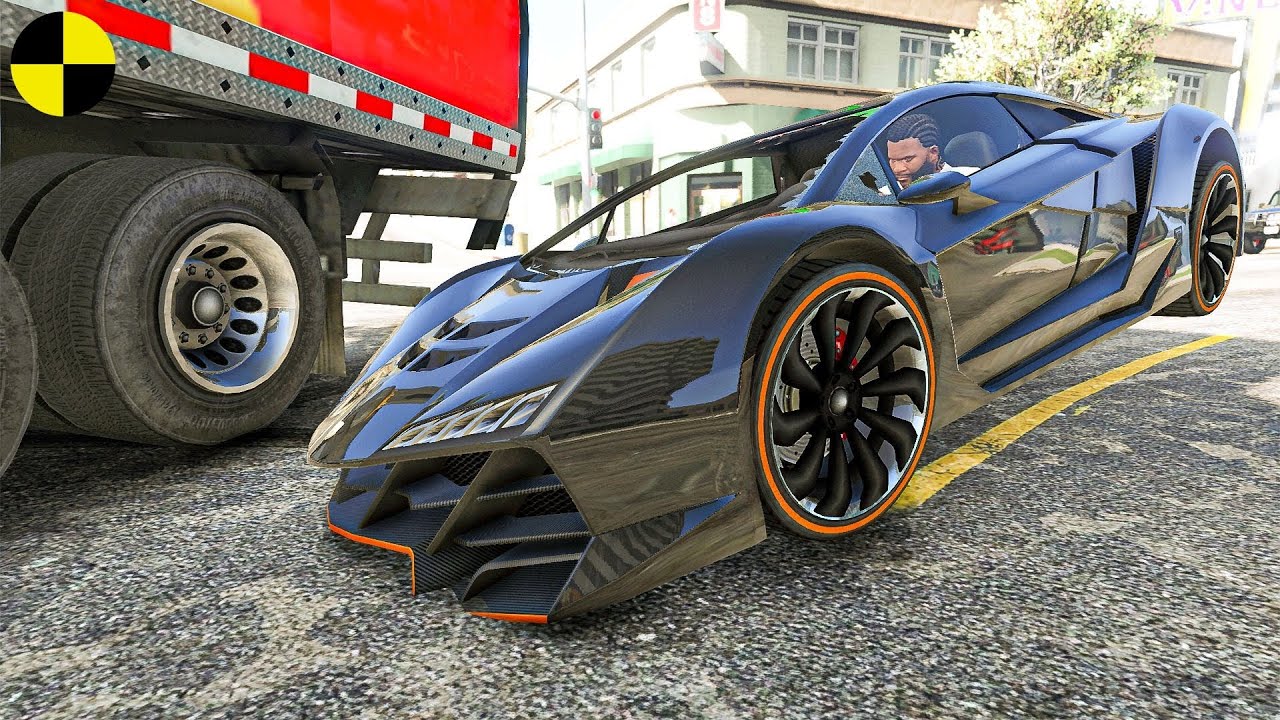 GTA 5 Realistic Crash Deformation Vehicle Physics Vol.4 - YouTube