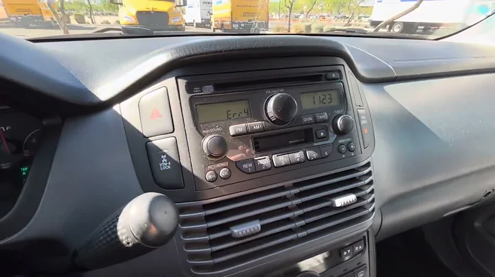 Resetting radio after changing battery 2005 Honda Pilot