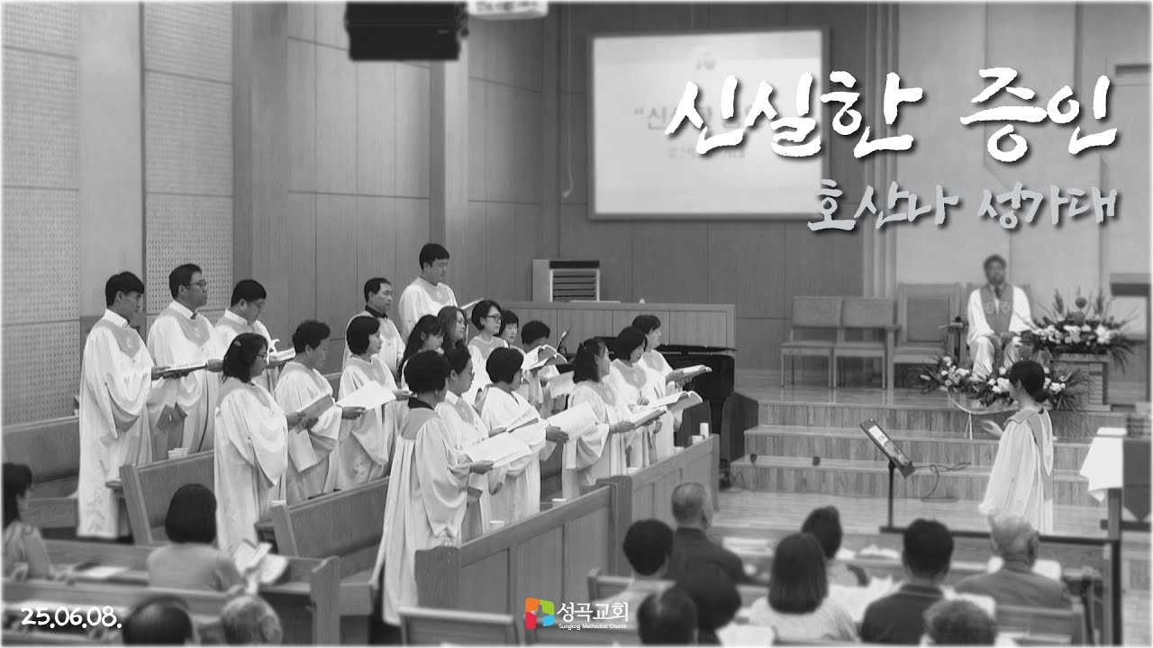 신실한 증인 | 호산나 성가대(2025 0608)