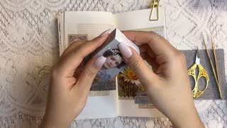 쫀득한 스티커 소리 들으면서 빈티지다꾸하기/빈티지다꾸/다꾸/vintage journal/asmr