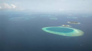 Hulhule Maldives takeoff