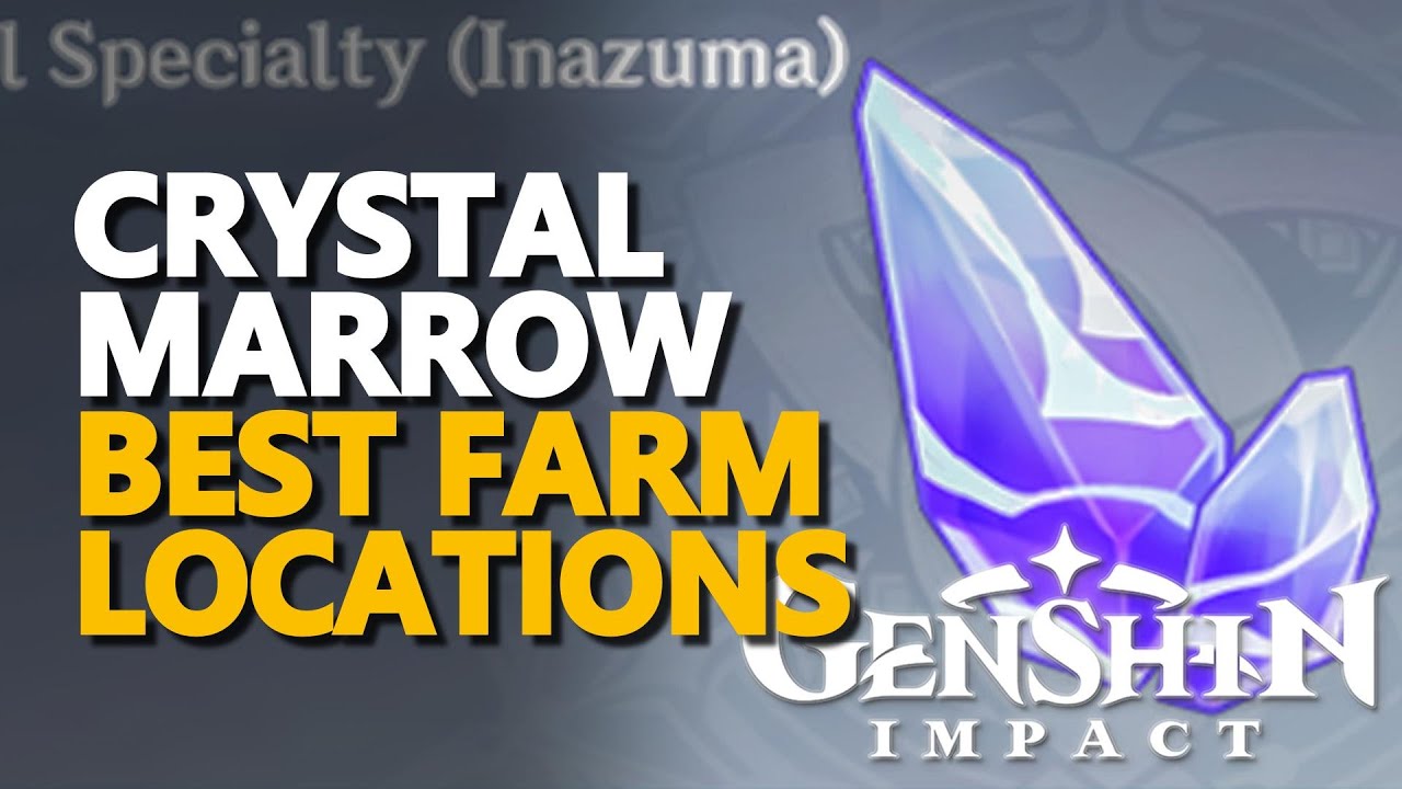 Кристальный костный мозг геншин где найти карта