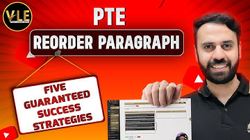 5 Easy Tricks - PTE Reorder Paragraph | 90/90 GUARANTEED | VLE