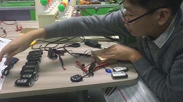 cardot smart car security product mute alarm and vocal alarm mode exchanged