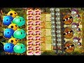 Plants vs Zombies 2 - Bowling Bulb, Toadstool, Hypno Shroom Endless Strategy in Tiki Torch-er area