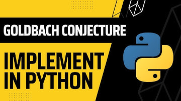 Goldbach conjecture implementation in Python