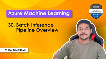 30. Batch Inference Pipeline Overview & Steps | Azure ML | Azure Machine Learning | DP-100 Exam Prep