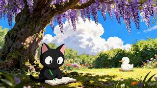 Wisteria shade makes quiet dreams feel softer. ✨ Wisteria Lofi • Study & Relax screenshot 3