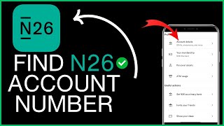 N26 Bank - How to Find N26 IBAN or Account Number 2024