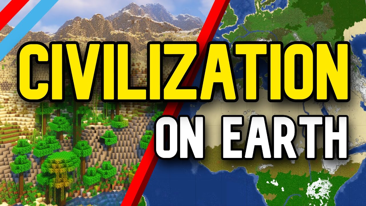 Build your ideal civilization in a Minecraft server on an Earth